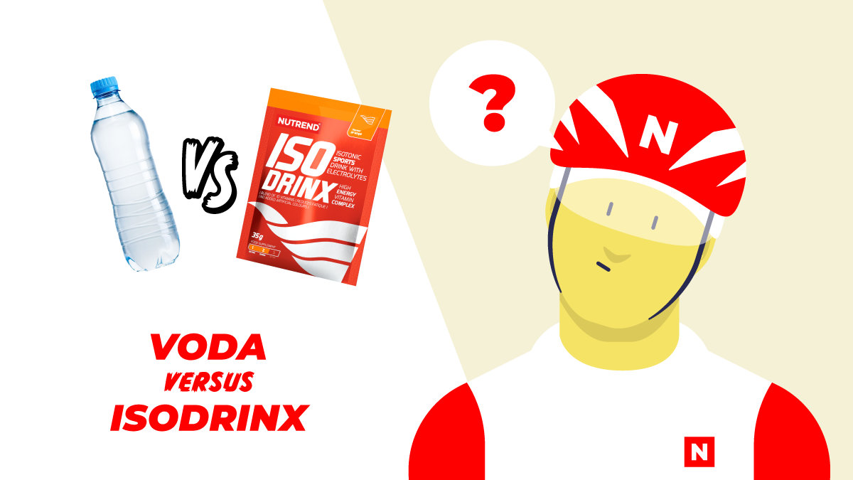 VODA vs. IONTOVÝ NÁPOJ aneb při náročném výkonu nestačí pít vodu
