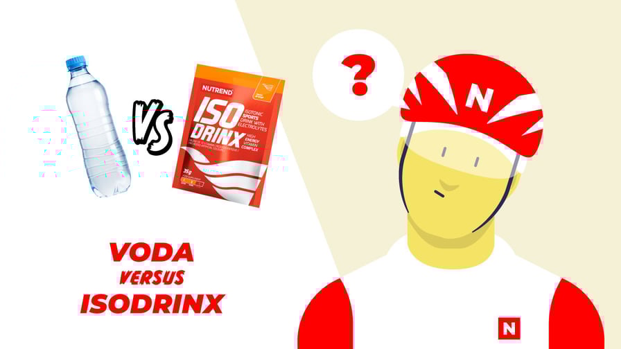 VODA vs. IONTOVÝ NÁPOJ aneb při náročném výkonu nestačí pít vodu