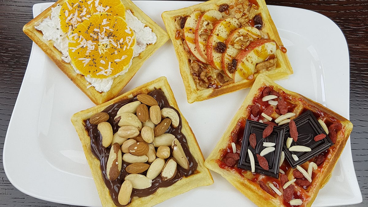 Recept na proteinové wafle