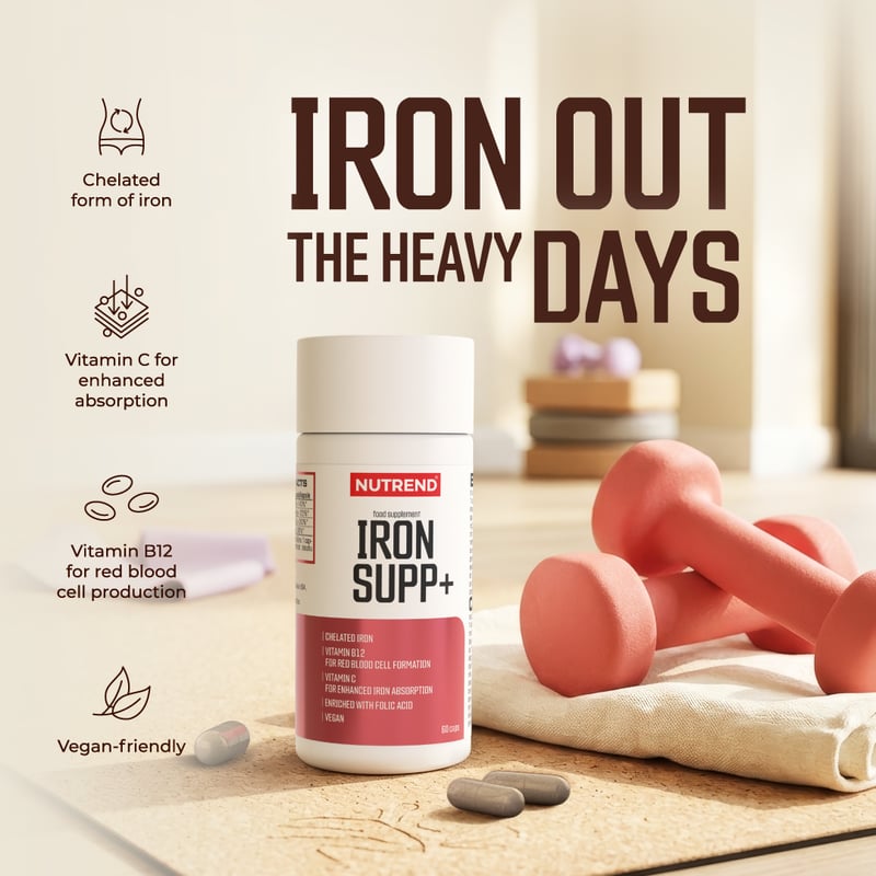 Iron Supp+ – Iron Out the Heavy Days.