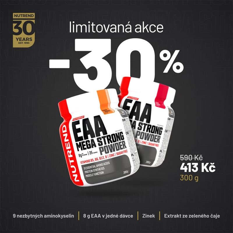 NUTREND slaví 30 let! Limited edition 30YRS - 5