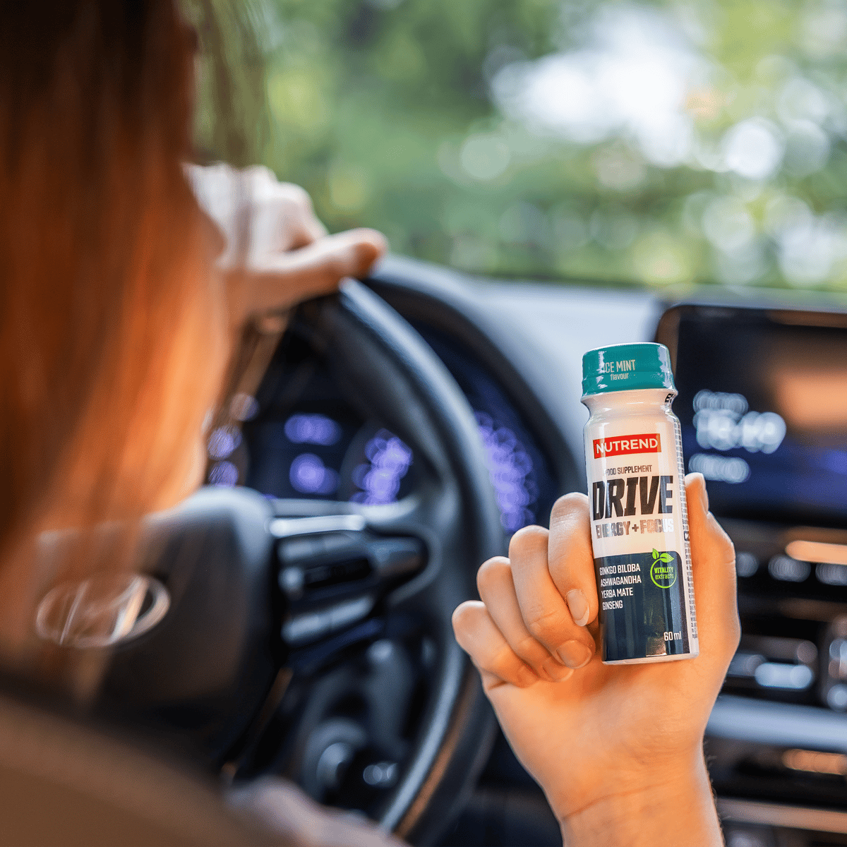 Drive Shot, 60 ml, Ice Mint, Energy Shots | Nutrend.eu