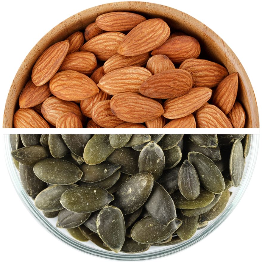 Mandle & dýňová semínka