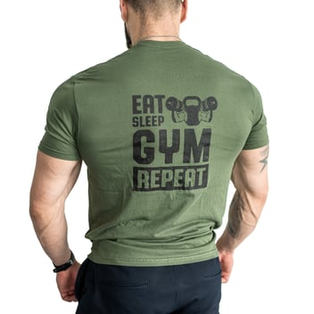 T-shirt Eat Sleep Gym Repeat
