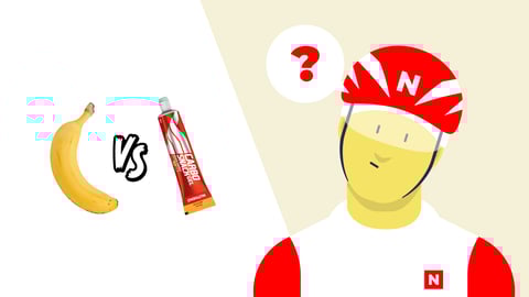 BANAN vs. ŻEL SPORTOWY, czyli dlaczego banan nie jest najlepszym wyborem przy dużym wysiłku