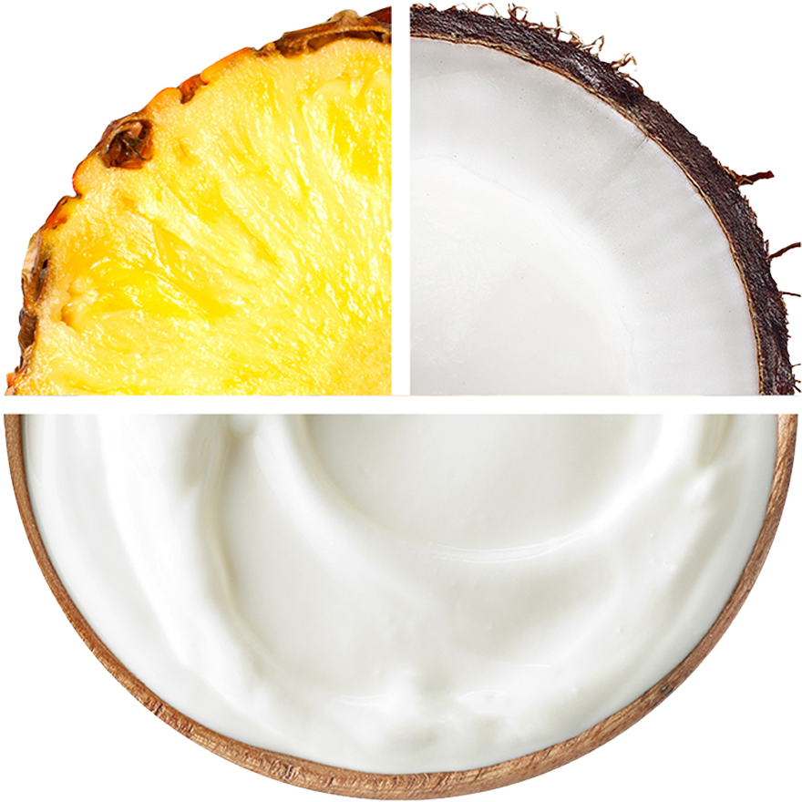 Pineapple with Coconut in Yoghurt Coating