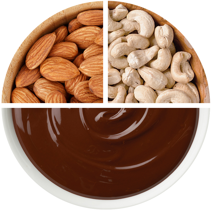 Almond & Cashew in Dark Chocolate