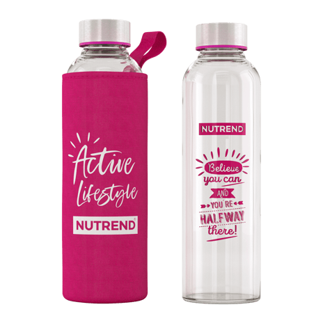 Glasflasche mit Thermoverpackung