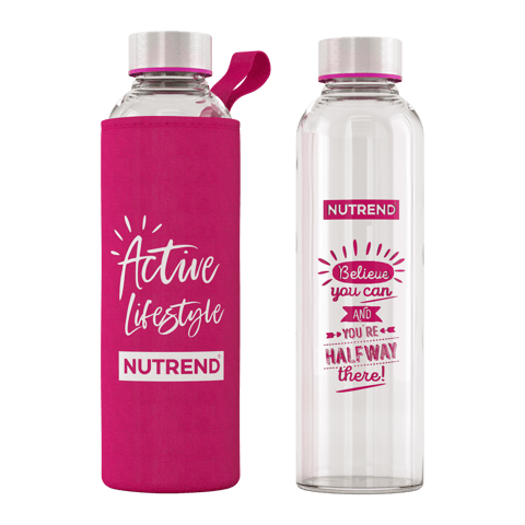 Glasflasche mit Thermoverpackung