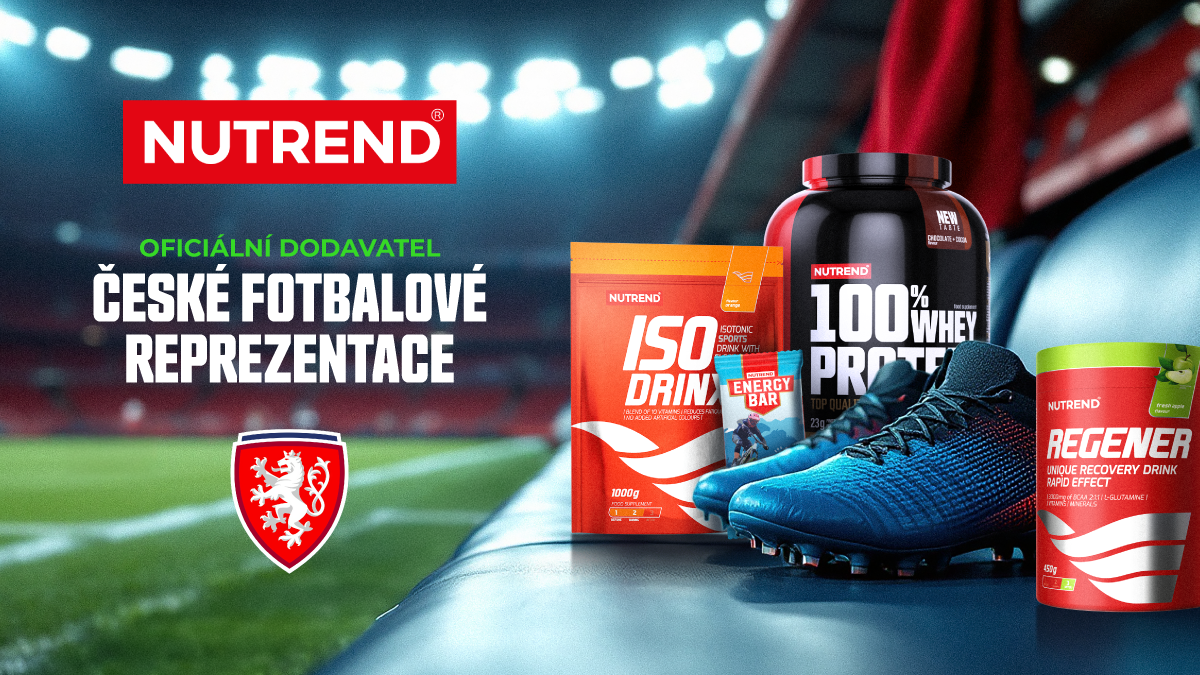 NUTREND jako oficiální partner české fotbalové reprezentace