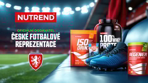 NUTREND jako oficiální partner české fotbalové reprezentace